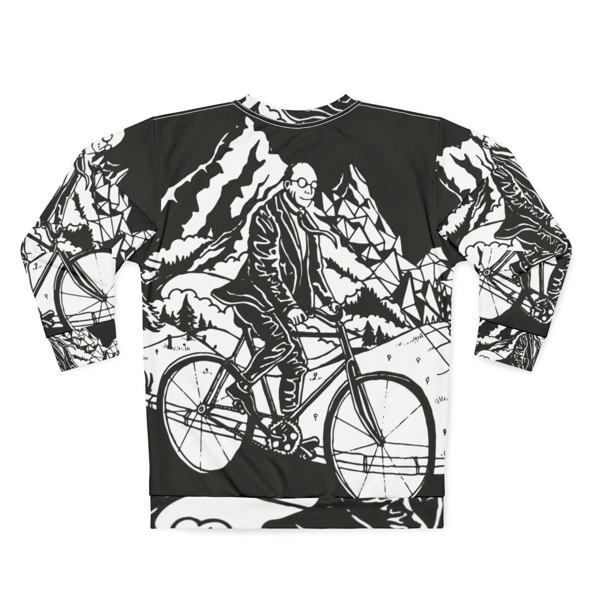 Bicycle Day 1943 Psychedelic Art Sweatshirt - Back