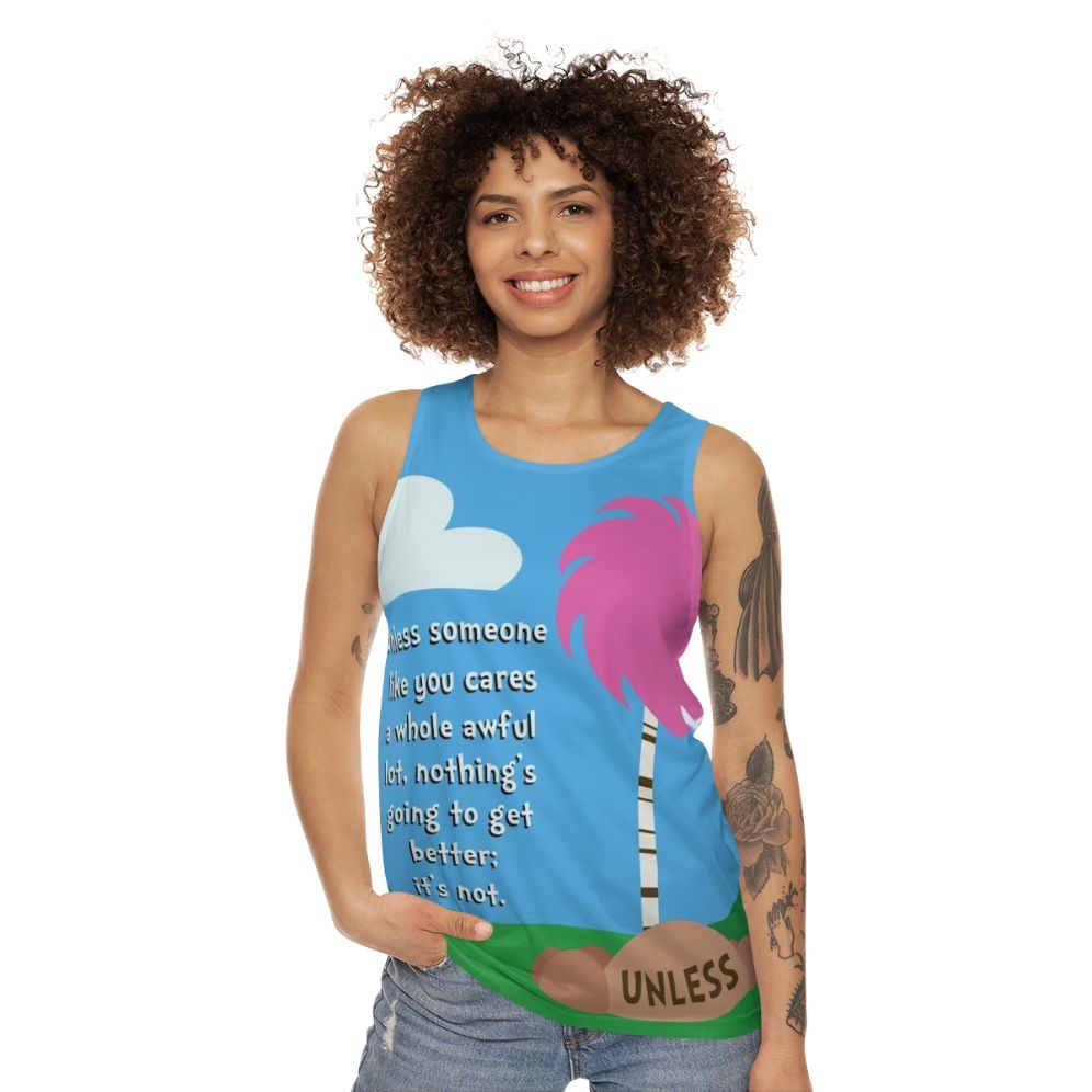 Unisex Dr. Seuss 'The Lorax' Tank Top - women