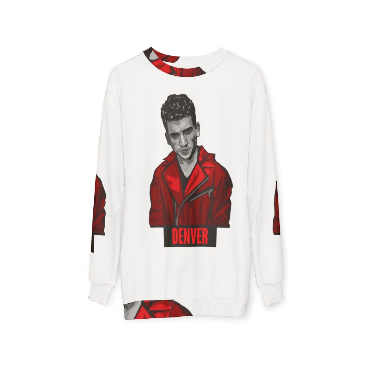 Money Heist Denver Sweatshirt - hanging