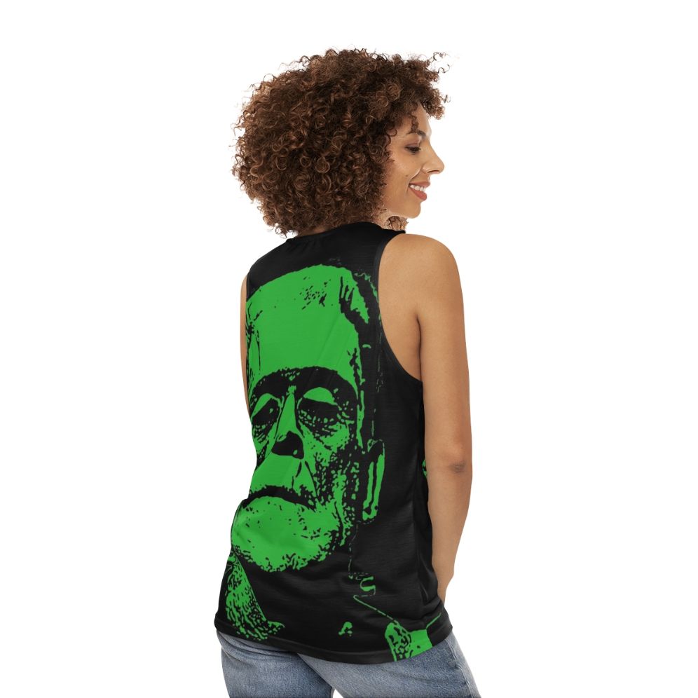 Frankenstein Unisex Classic Tank Top - women back