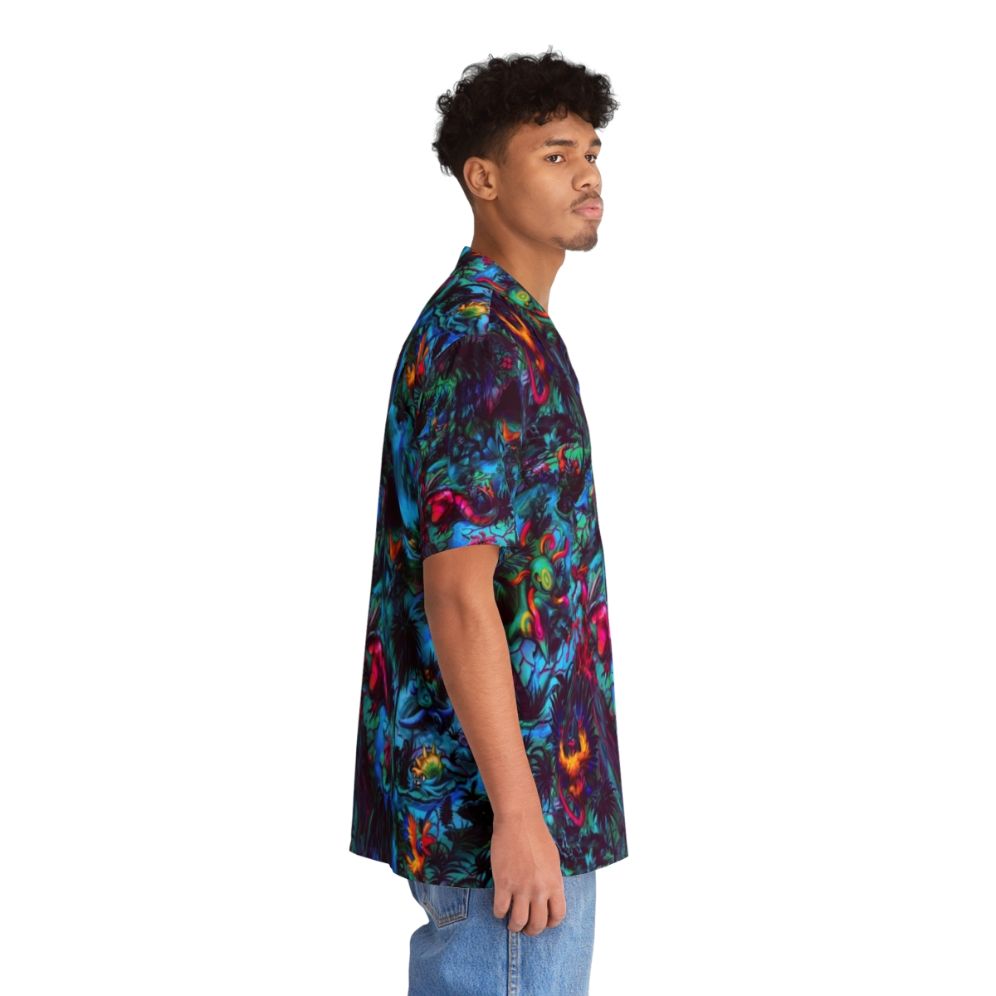 Paleo party dinosaur print Hawaiian shirt - People Pight