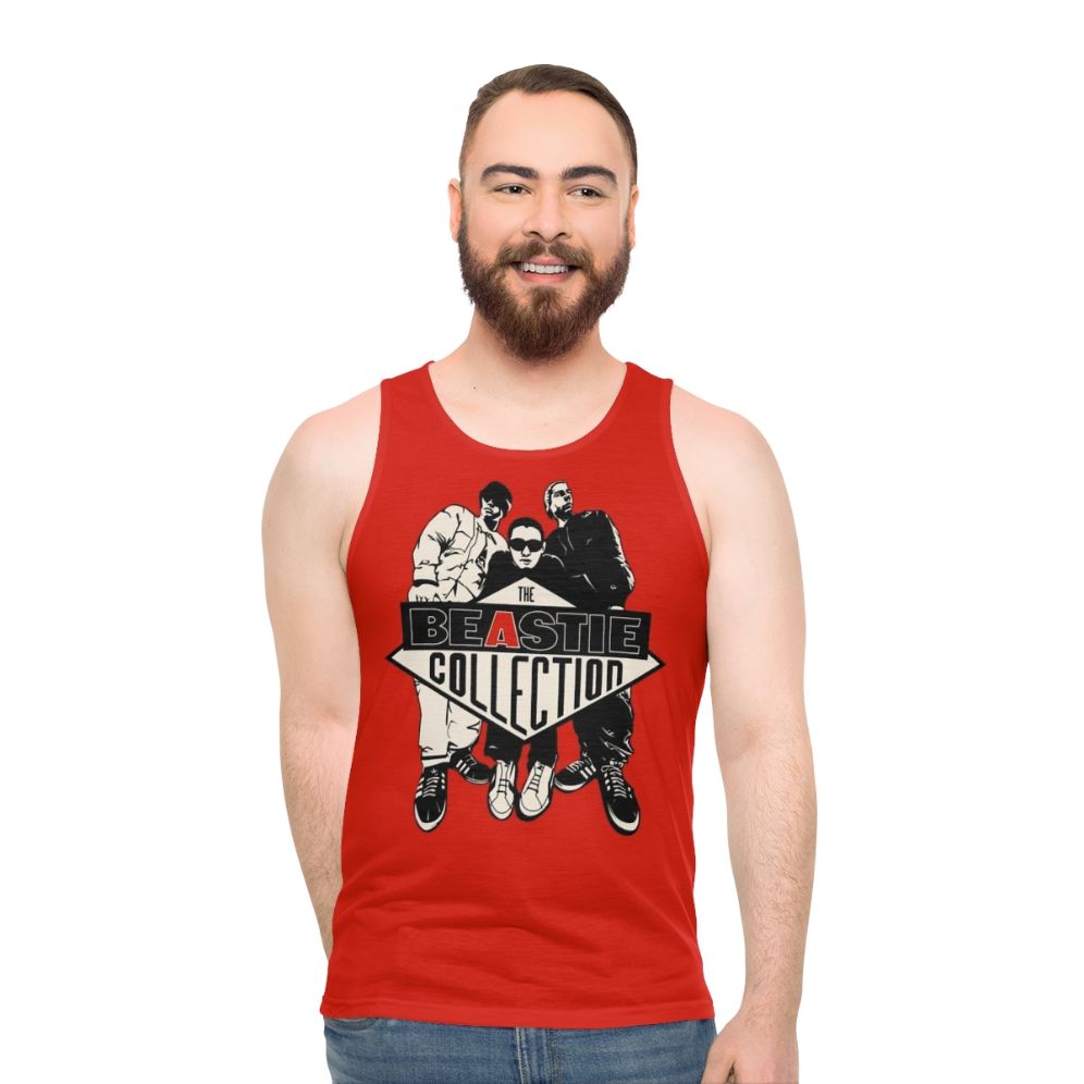 Unisex red rock music tank top - men