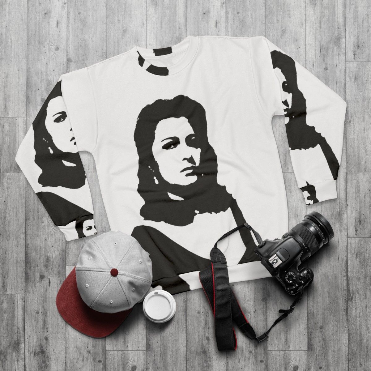 Anna Magnani Italian Cinema Neorealism Sweatshirt - flat lay