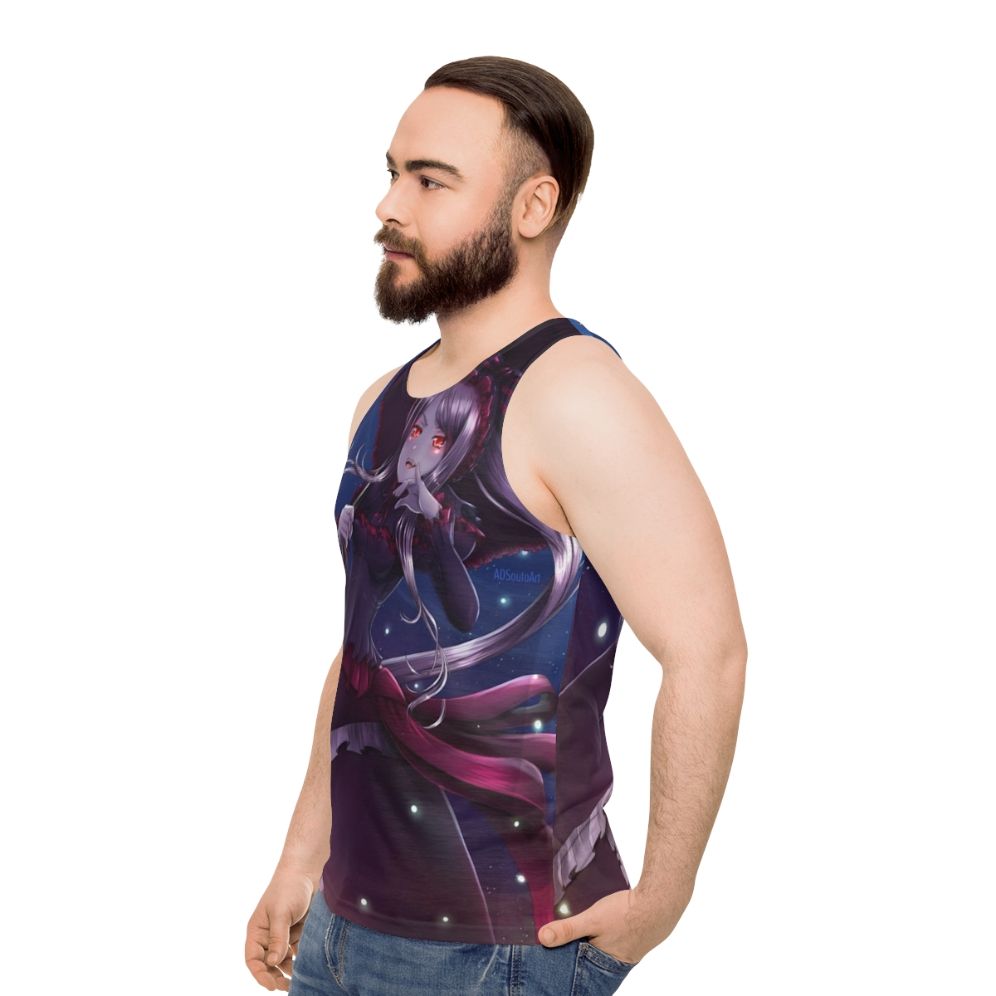 Anime Unisex Tank Top Featuring Shalltear Blood Fallen - men side