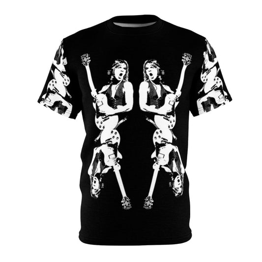 Tribute T-shirt featuring legendary heavy metal guitarist Randy Rhoads