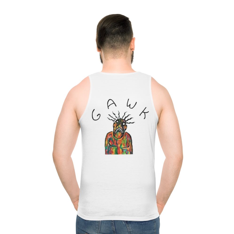 Vundabar Gawk Album Cover Art Unisex Tank Top - men back