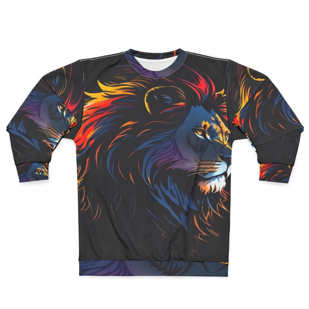 Legendary Lion Sweatshirt - Nature-Inspired Clothing