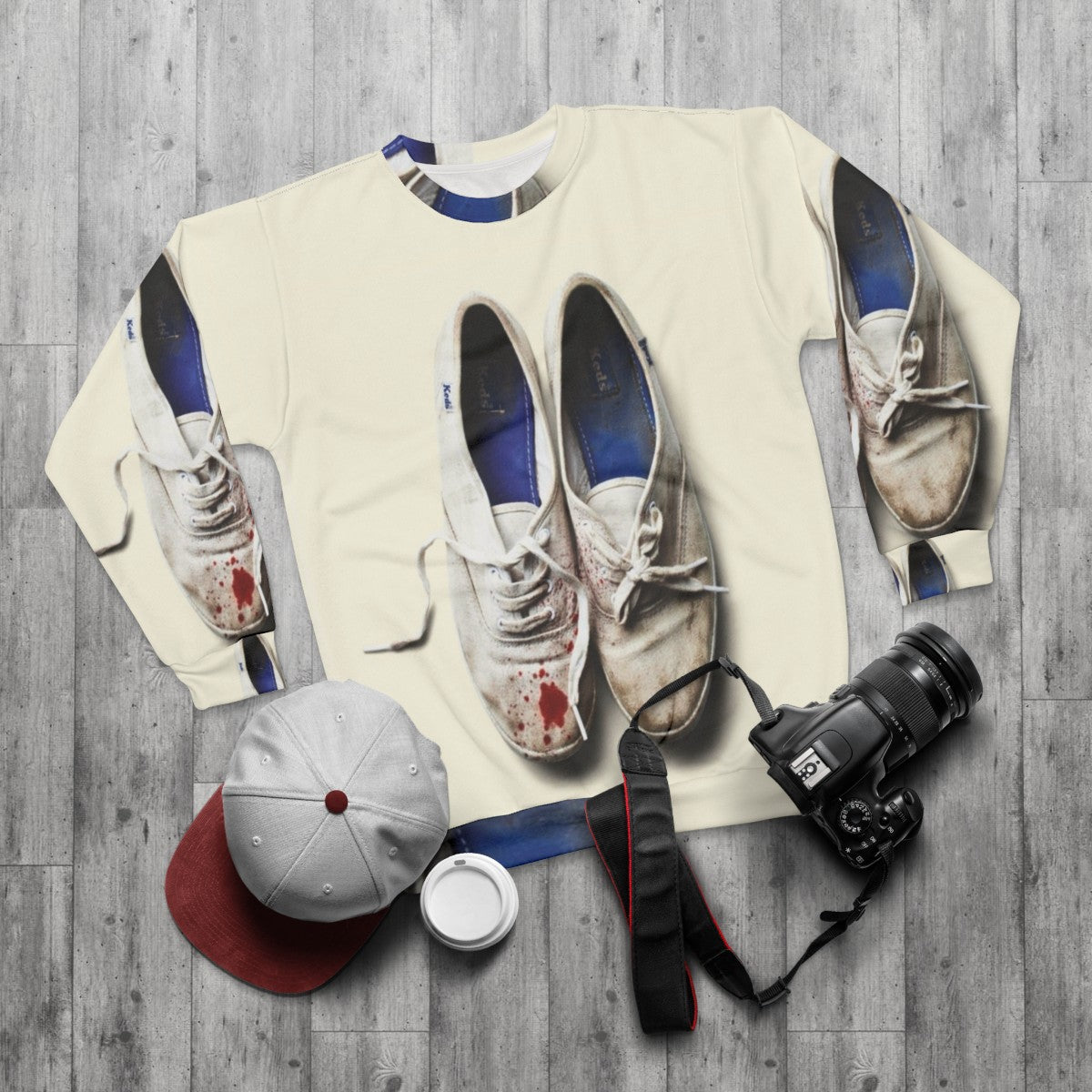 Sleigh Bells "Reign of Terror" Indie Rock Band Sweatshirt - flat lay