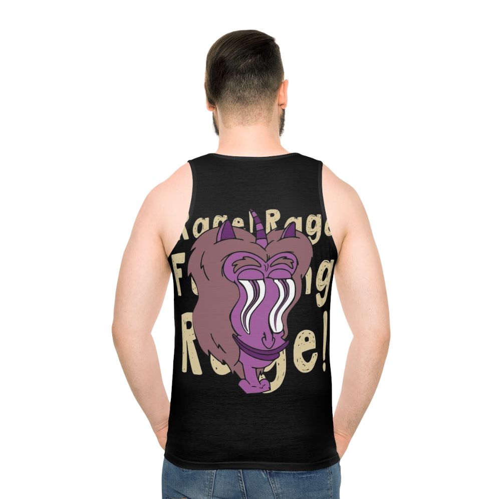 Big Mouth Hormone Monster Unisex Tank Top - men back