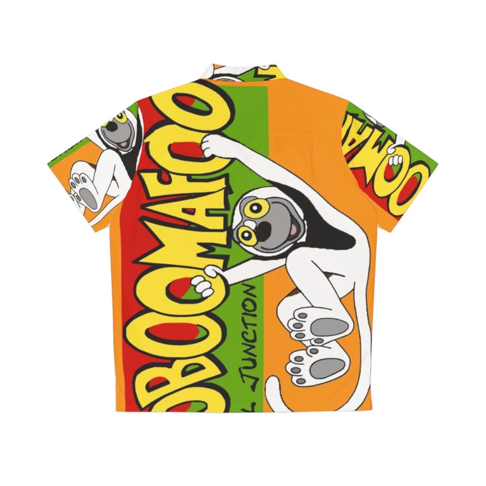 Zoboomafoo Hawaiian Shirt with Vibrant Tropical Print - Back