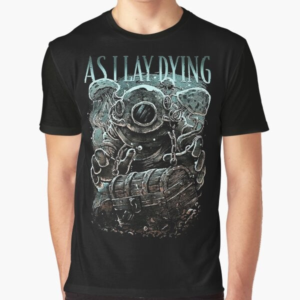 As I Lay Dying 'The Powerless Rise' Metalcore Graphic T-Shirt