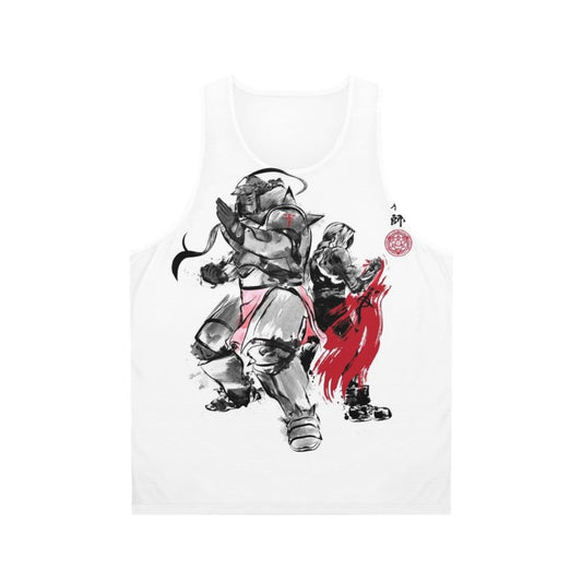 Brotherhood Sumi E Anime Unisex Tank Top