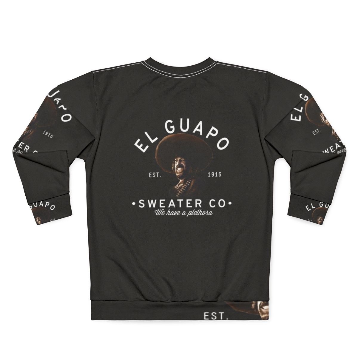 El Guapo Sweater Co Retro 80s Comedy Sweatshirt - Back