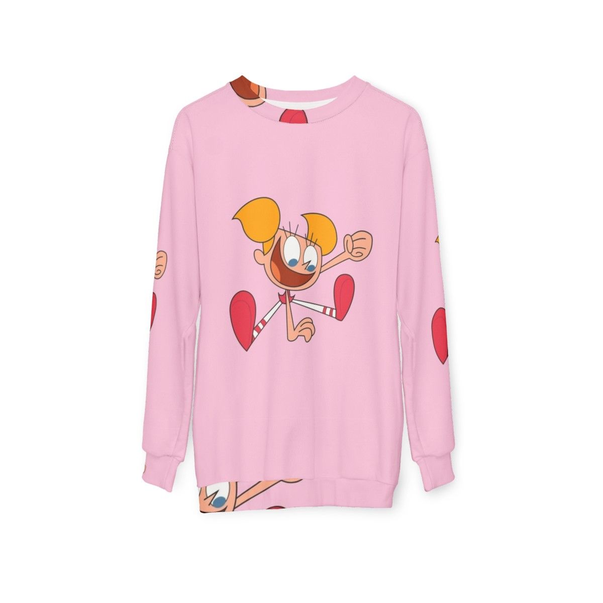 Didi Sweatshirt for kids featuring Dexter's Laboratory cartoon - hanging