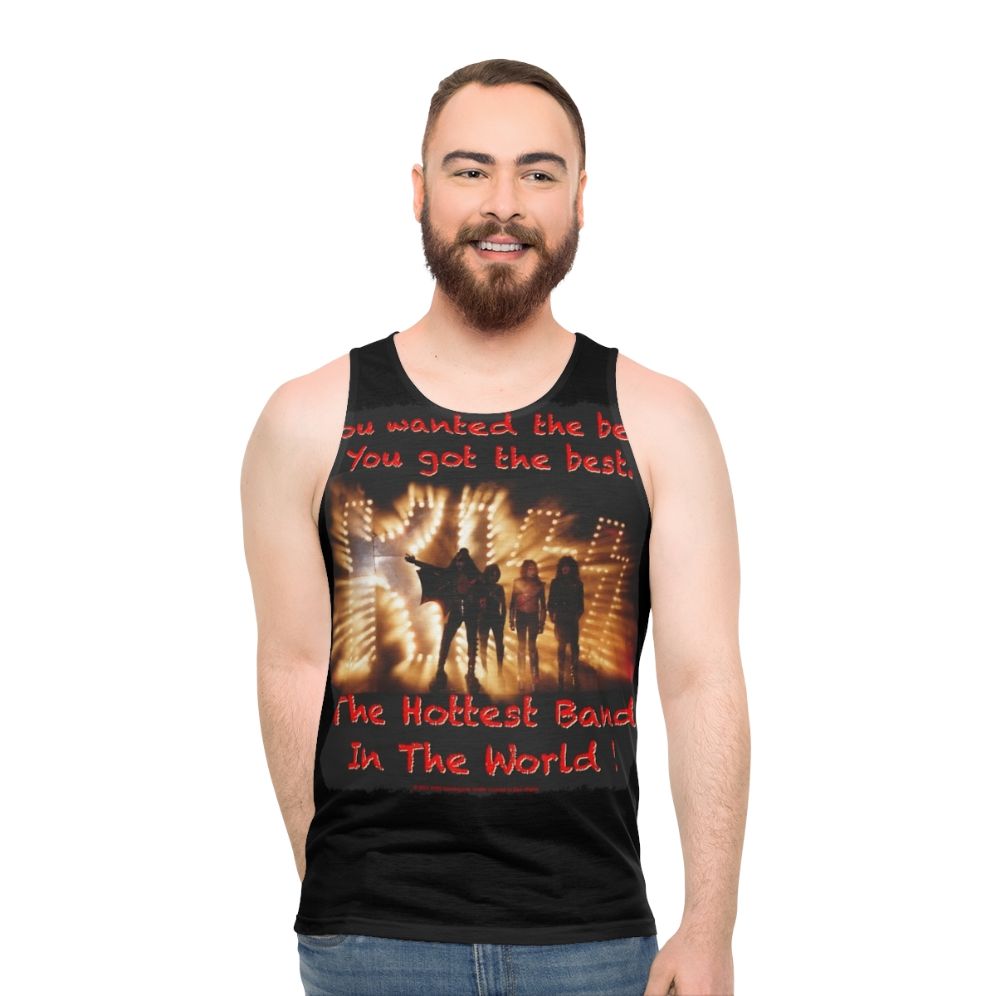 Vintage Kiss Band Unisex Rock Music Tank Top - men