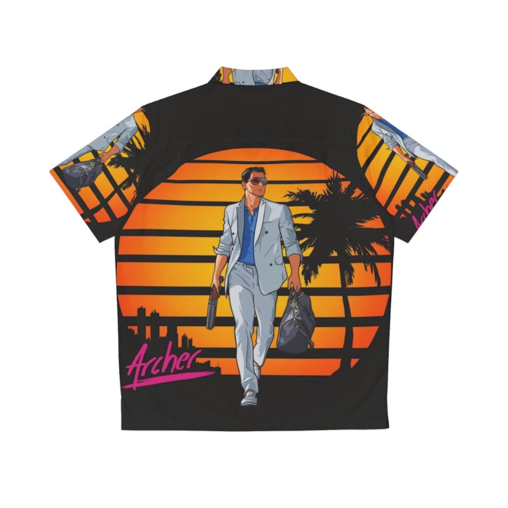 Archer Vice 80s Hawaiian Shirt - Back