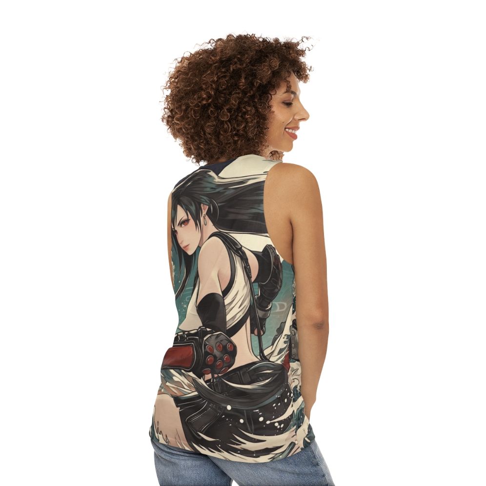 Tifa Lockhart Final Fantasy 7 Inspired Tank Top - women back