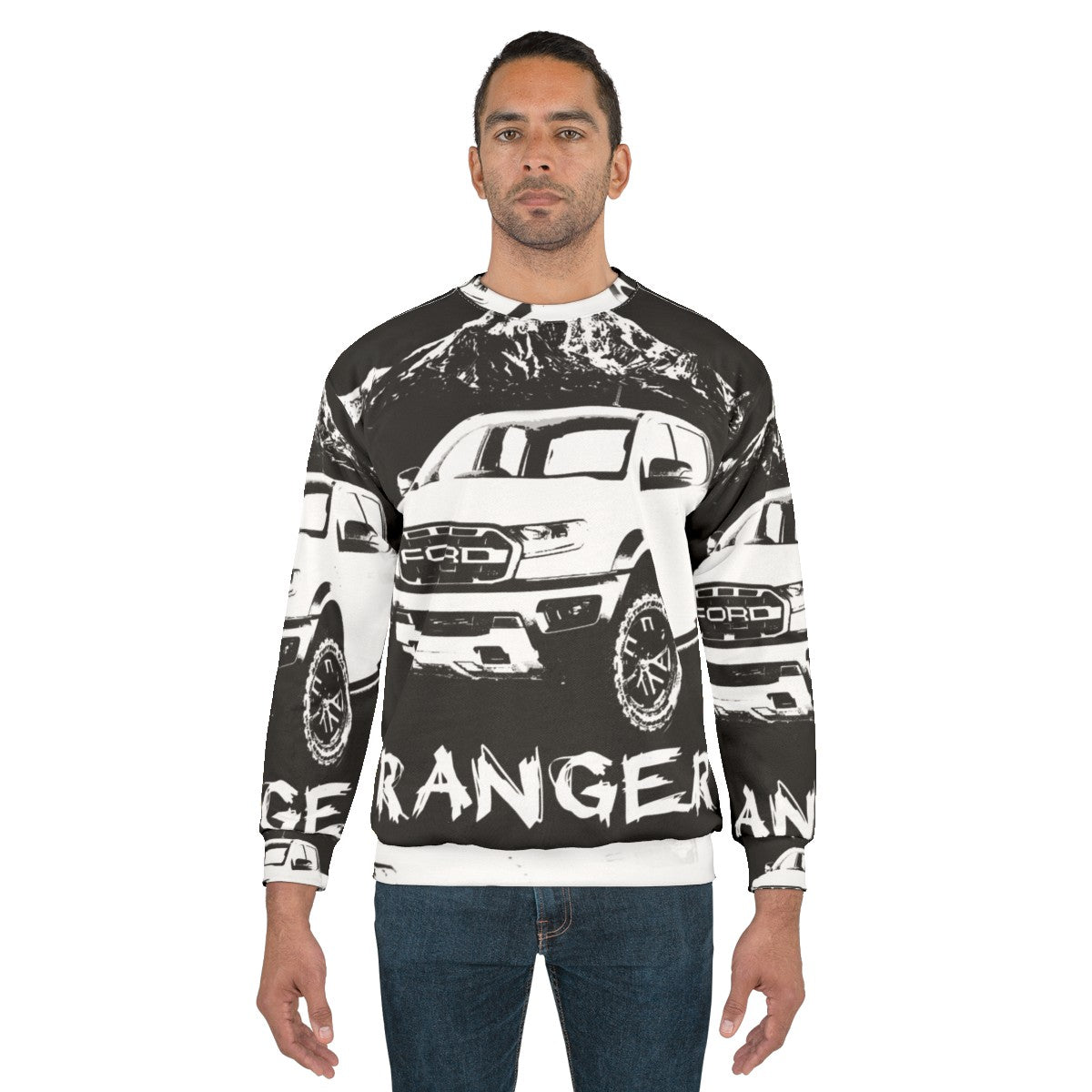 Ford Ranger Sweatshirt featuring off-road and outdoor design - men