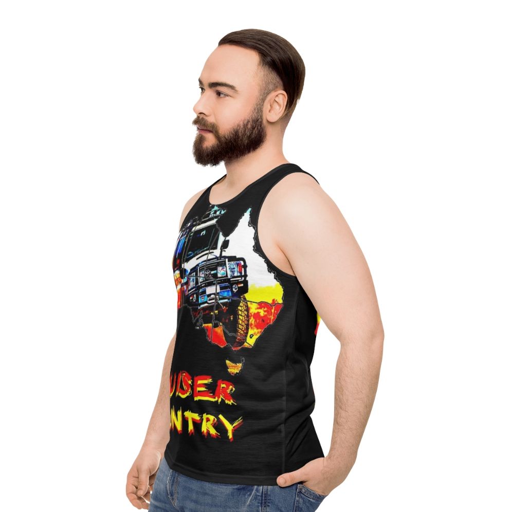 Toyota 79 Series Cruiser Unisex Tank Top - men side