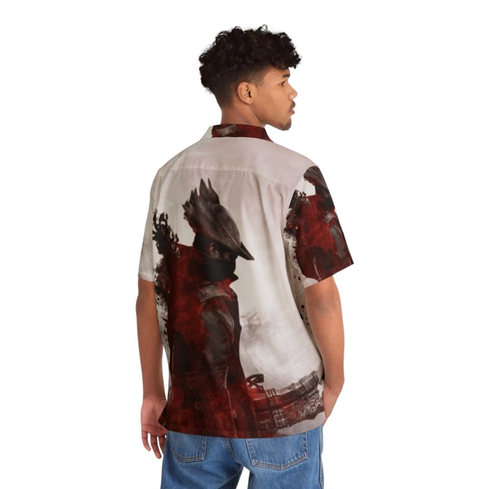 Bloodborne Vector Hawaiian Shirt - People Back