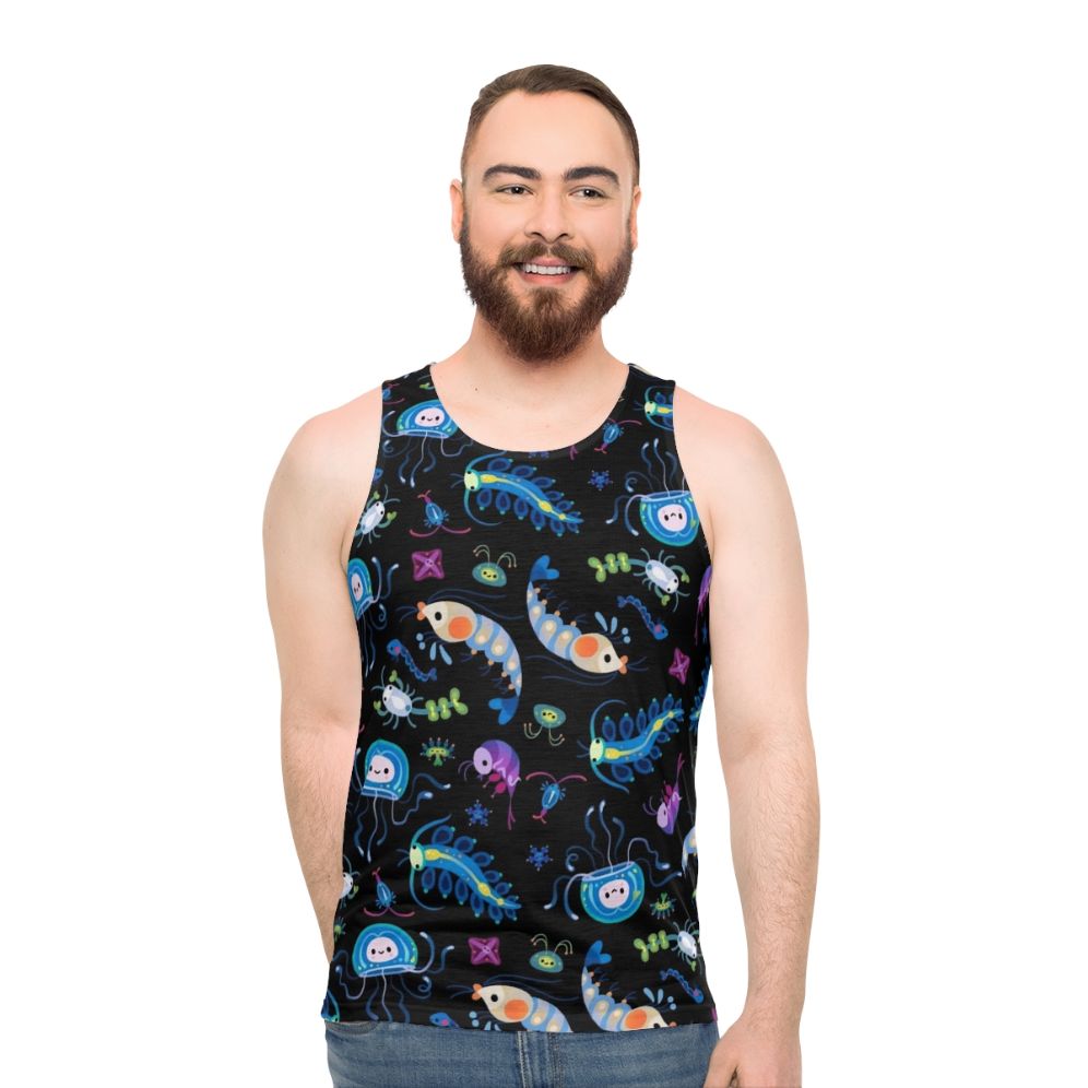 Zooplankton unisex tank top - men