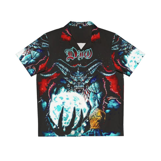 Metal Master Hawaiian Shirt with Celestial Moon Demon Design