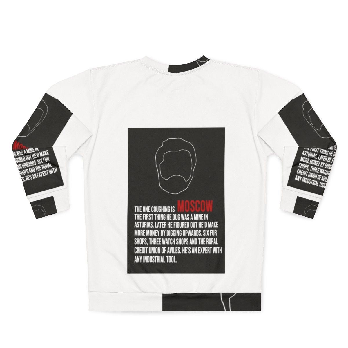 Money Heist Moscow House of Money Sweatshirt - Back