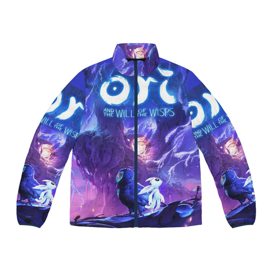 Ori and the Will of the Wisps Puffer Jacket featuring the beloved character in a light burst design