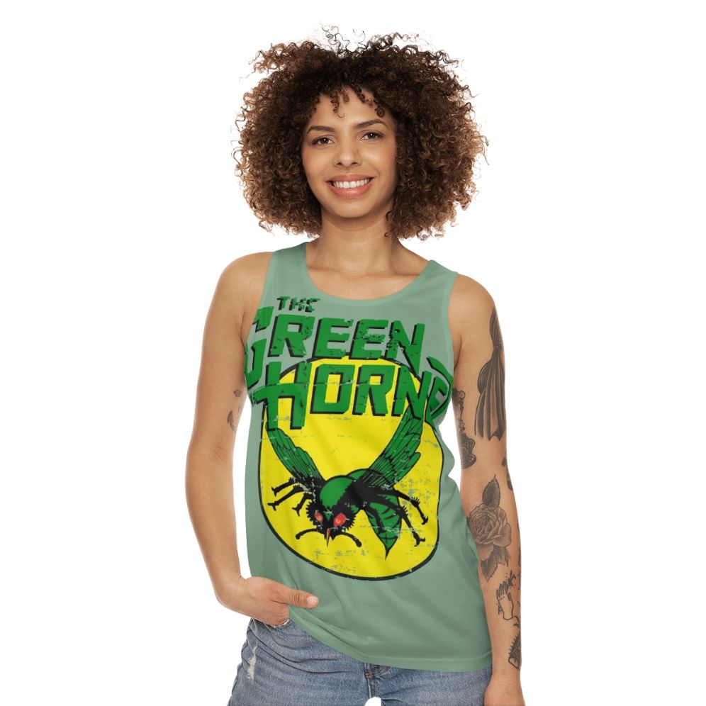 Retro The Green Hornet Unisex Tank Top - women