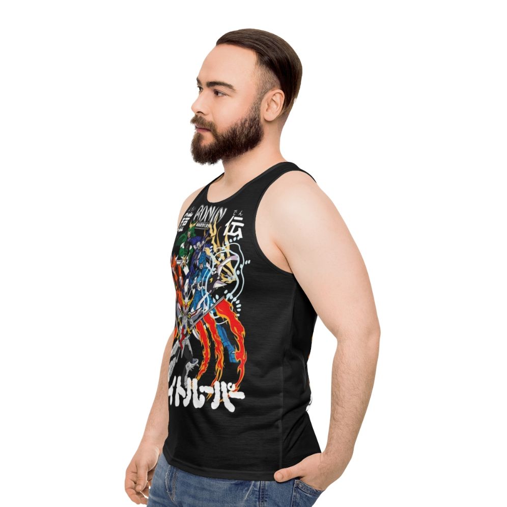 Ronin Warriors anime unisex tank top - men side