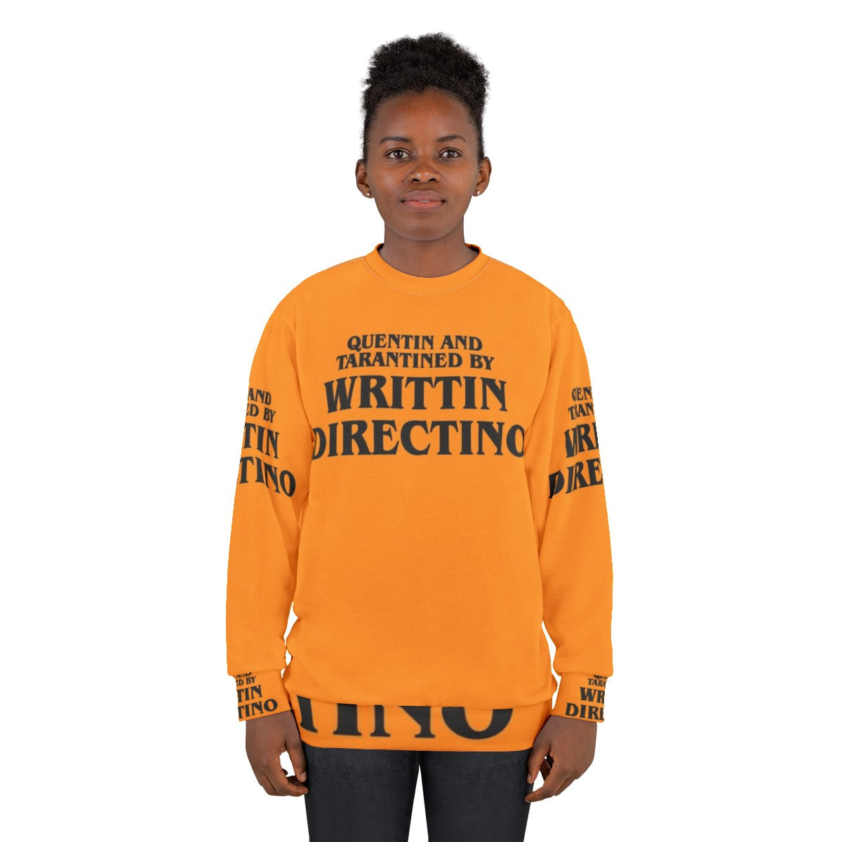 Quentin Tarantino Director Sweatshirt with Pulp Fiction Theme - women