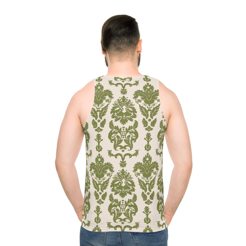 Unisex The Sound of Music Von Trapp Curtain Pattern Tank Top - men back