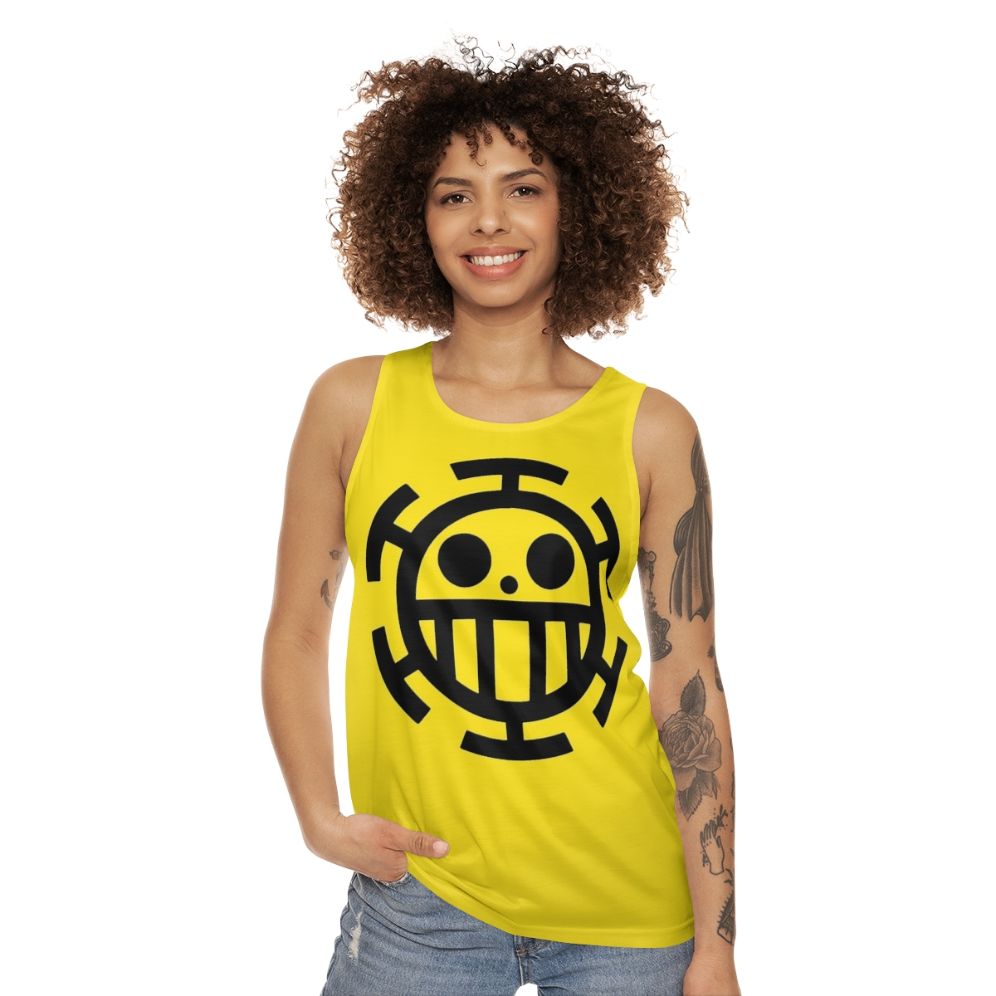 Trafalgar Law One Piece Anime Manga Cosplay Graphic Tank Top - women