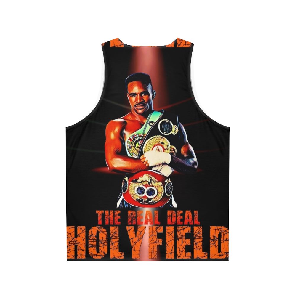 Evander Holyfield Unisex Boxing Tank Top - Back