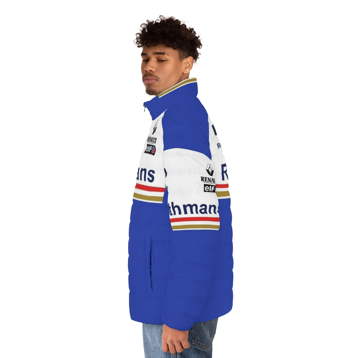 Gp2 Tribute Williams Puffer Jacket - Racing-inspired design with warm insulation - men side left