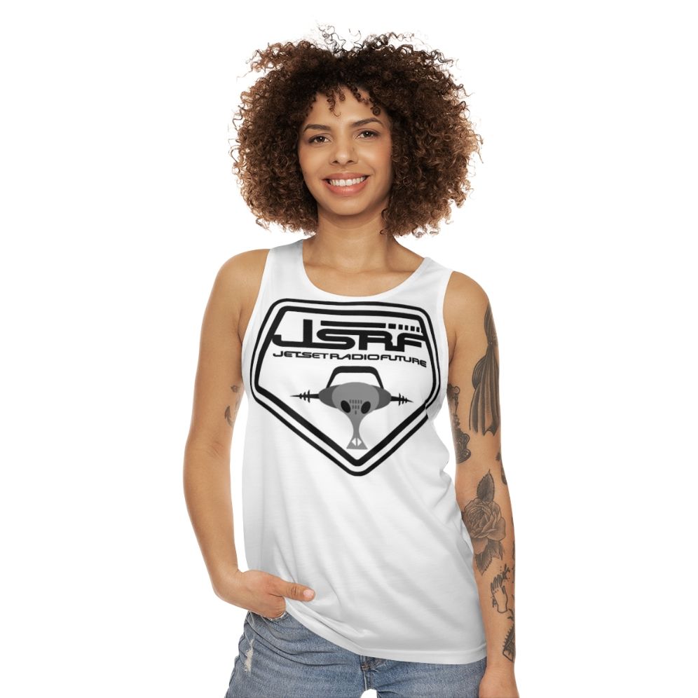 Jet Set Radio Future Graffiti Unisex Tank Top - women