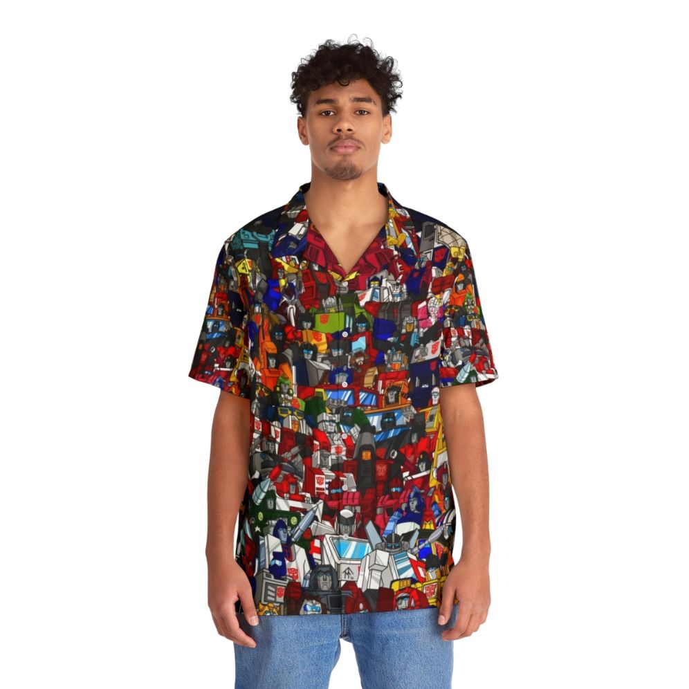 G1 Transformers Autobots Hawaiian Shirt - People Front