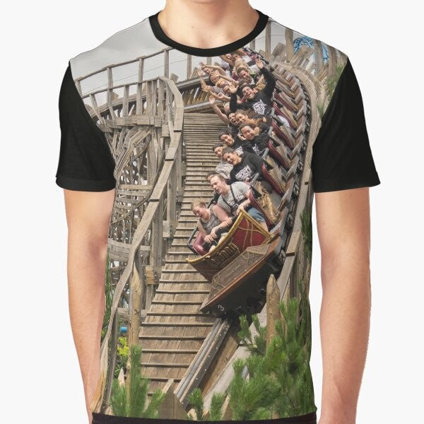 Wooden Europa Park Graphic T-Shirt