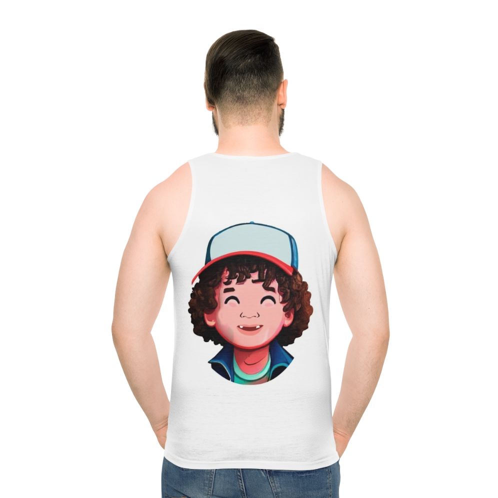 Stranger Things Season 4 Dustin Unisex Tank Top - men back