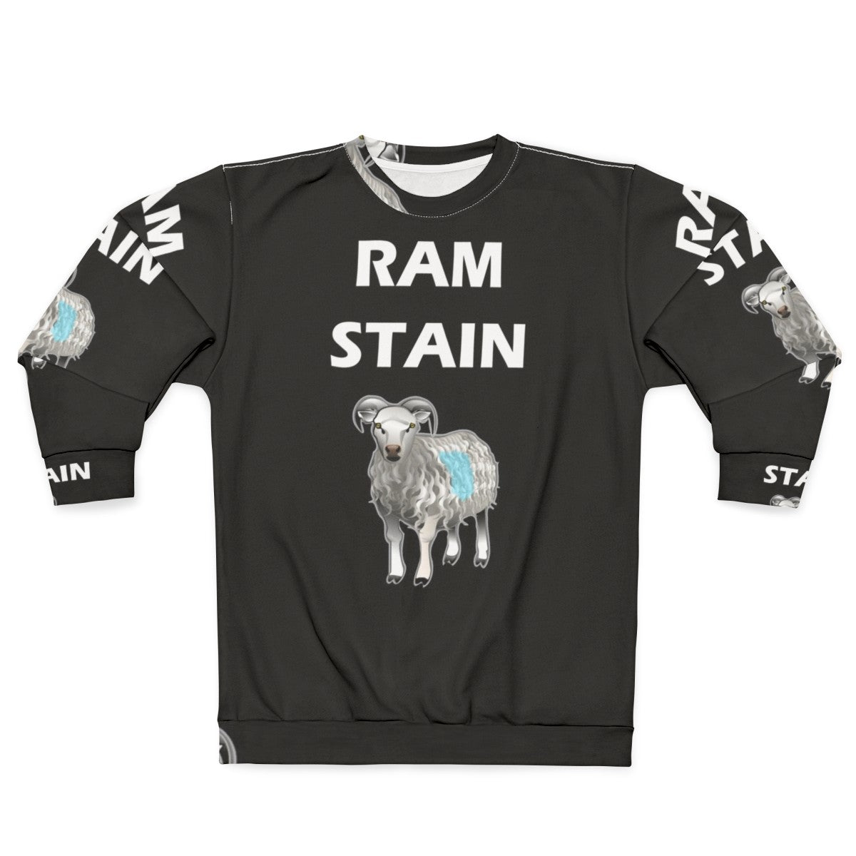 Ram Stain Funny Heavy Metal Sweatshirt