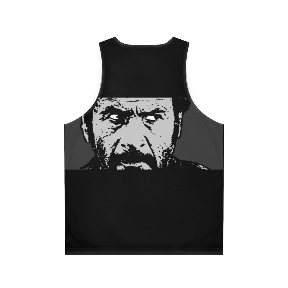 Tuco Unisex Tank Top featuring Clint Eastwood's iconic character from Sergio Leone's Spaghetti Western films - Back