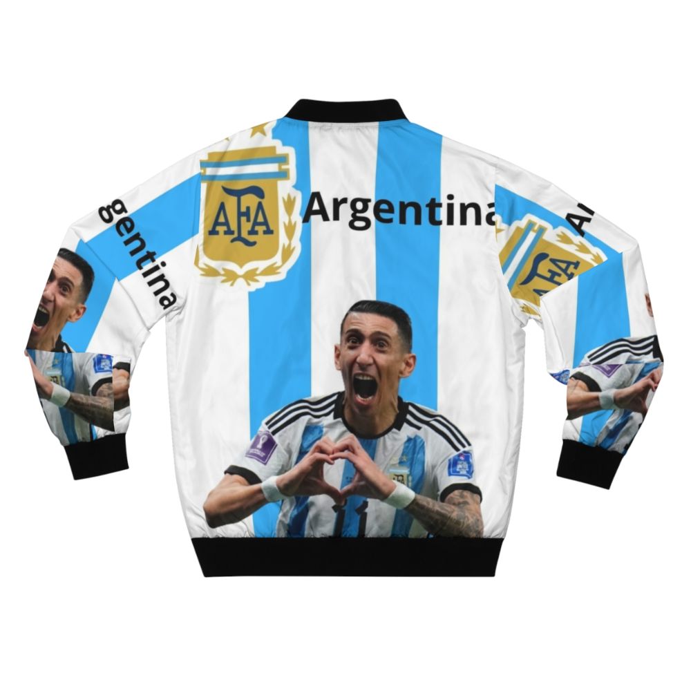 Stylish Argentina Di Maria Bomber Jacket from the 2022 World Cup in Qatar - Back