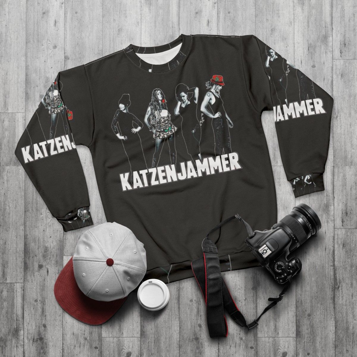 Katzenjammer Music Band Classic Sweatshirt - flat lay