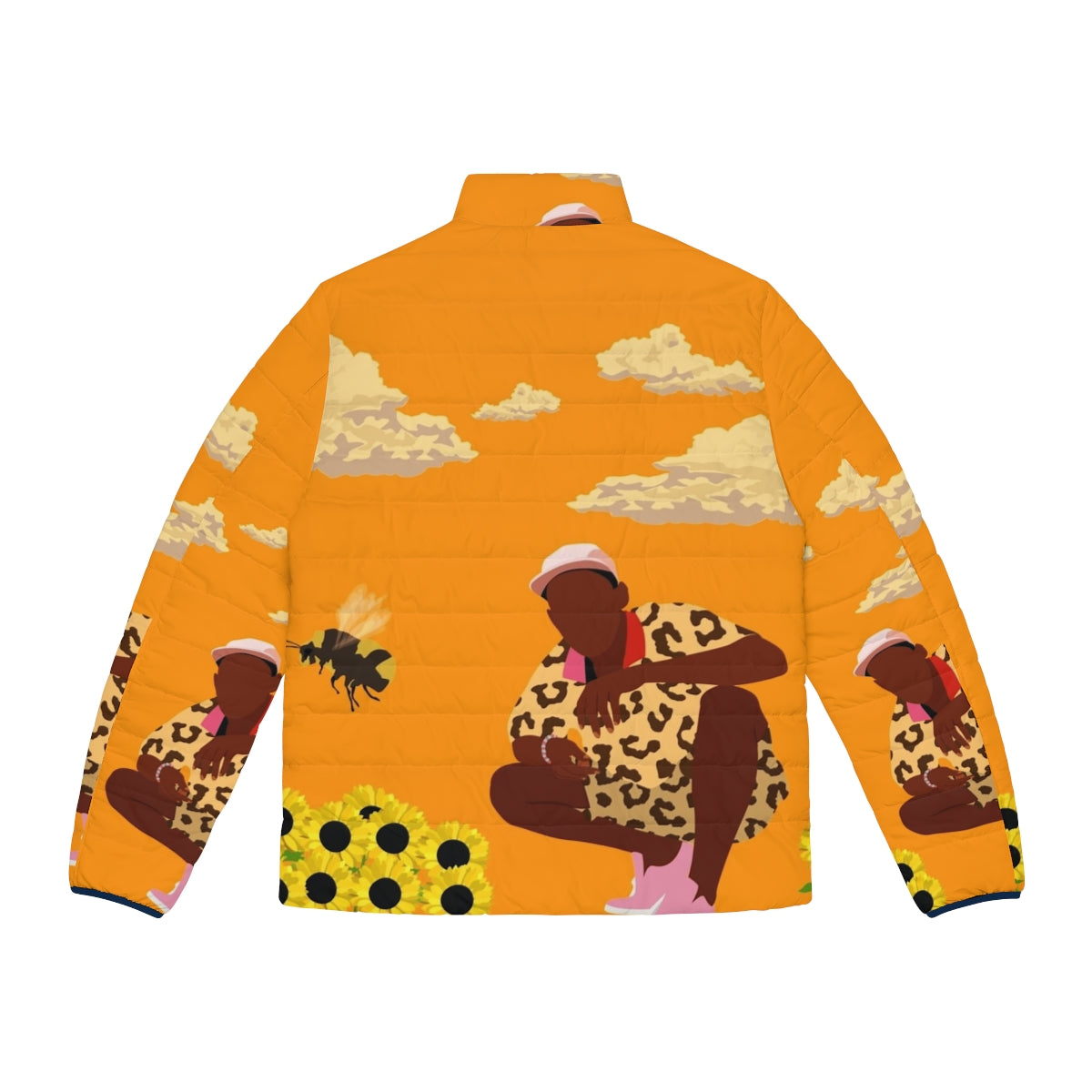 Tyler The Creator Flower Boy Hypebeast Puffer Jacket - Back