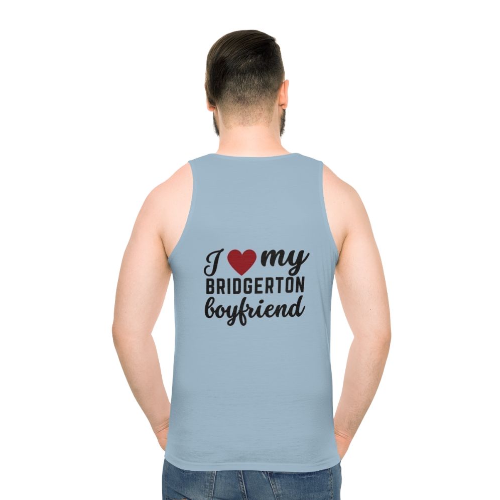 Bridgerton Inspired Netflix Series Unisex Tank Top - men back