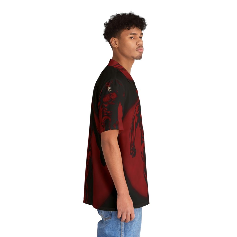 Devil Hawaiian Shirt, featuring a bold, demonic design - People Pight