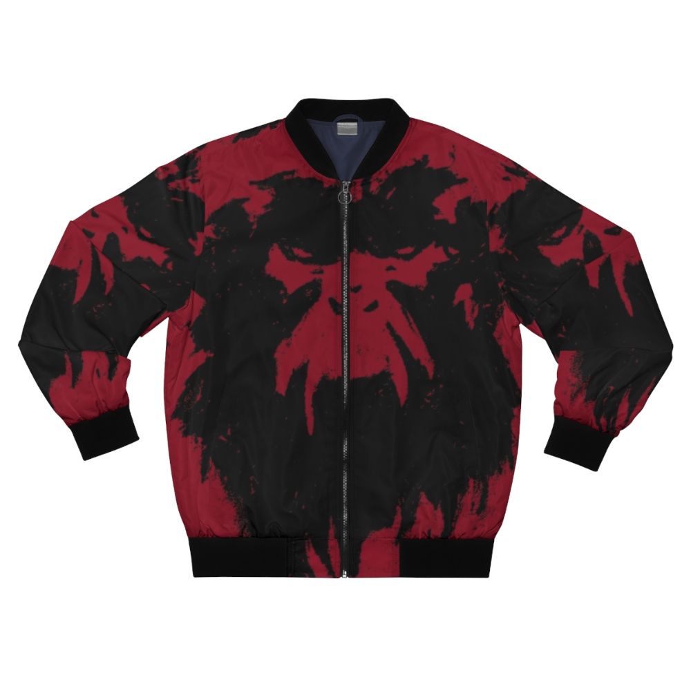 12 Monkeys Terry Gilliam Black Bomber Jacket with Wall Drawing Design