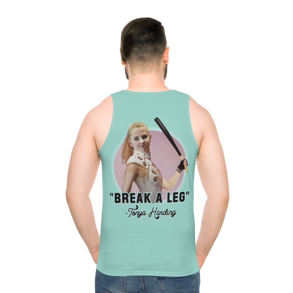 Tonya Harding Unisex Tank Top - men back