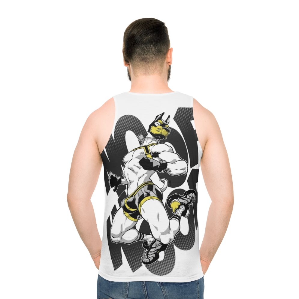 Unisex Puppy Play Tank Top - men back