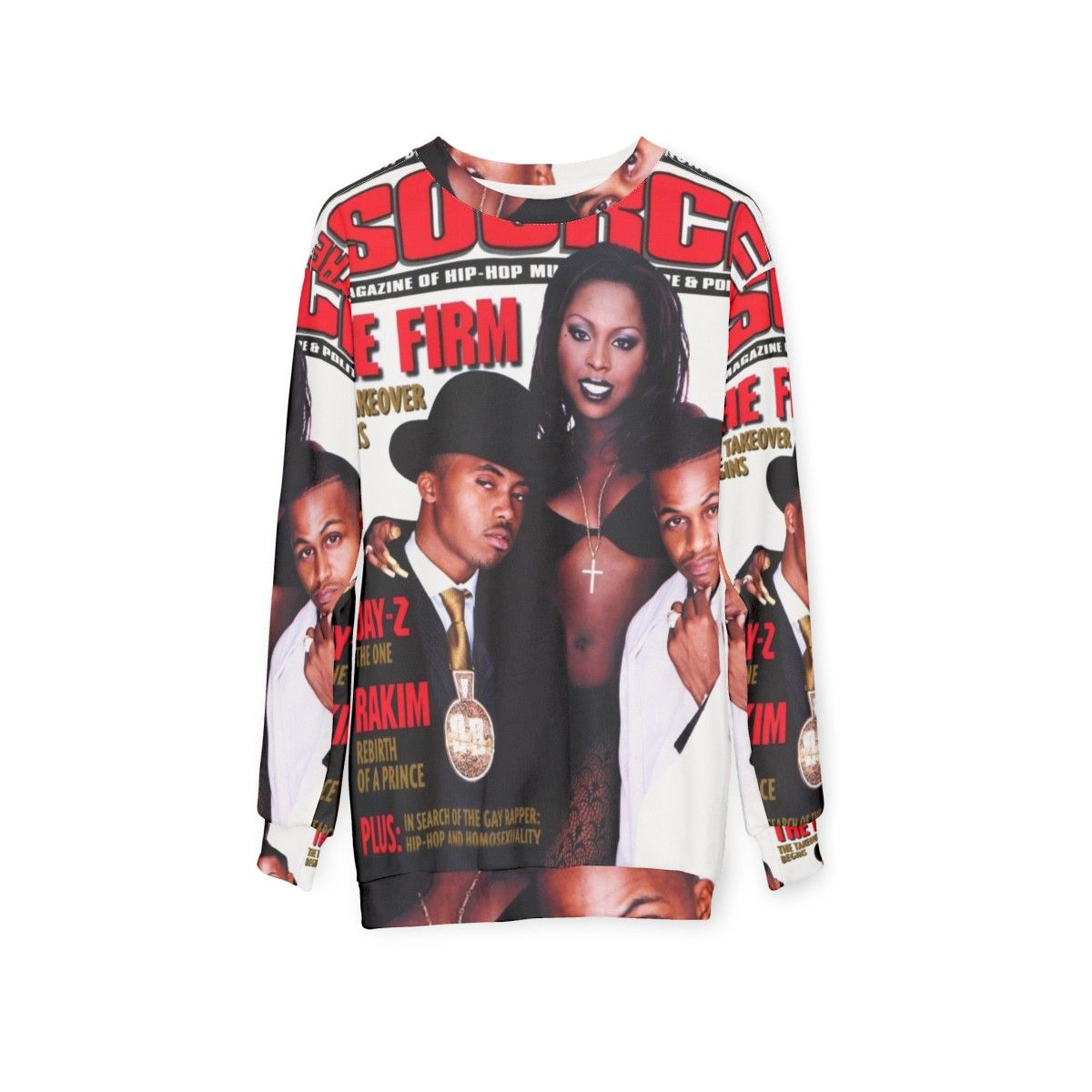 90s Hip Hop Graphic Sweatshirt - hanging